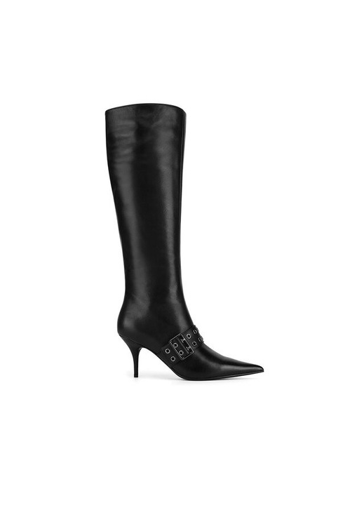 Cizme dama, Eva Minge, negre, Negru