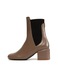 Botine dama 8Y0018/L011-B744, Patrizia Pepe, Piele naturala, Bej inchis