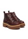 Ghete dama, Timberland Stone Street Mid, piele naturala, visiniu