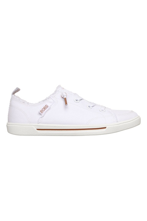 Skechers, Pantofi sport Slip-Ins™ B Cute 2.0 din material textil, Auriu/Alb optic/Alb murdar
