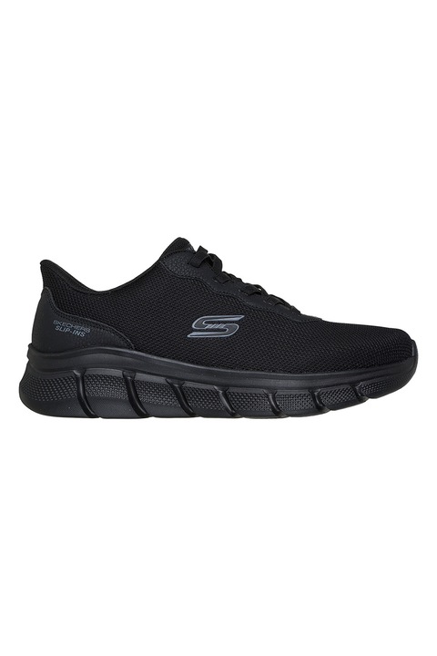Skechers, Pantofi sport slip-ins din plasa BOBS B Flex Glacial Edge, Negru