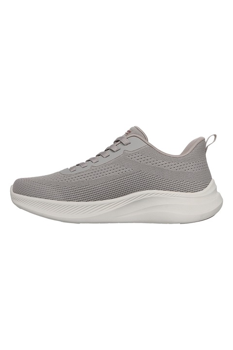 Skechers, Pantofi sport low-cut tricotati BOBS MODA Flex, Maro taupe/Bej
