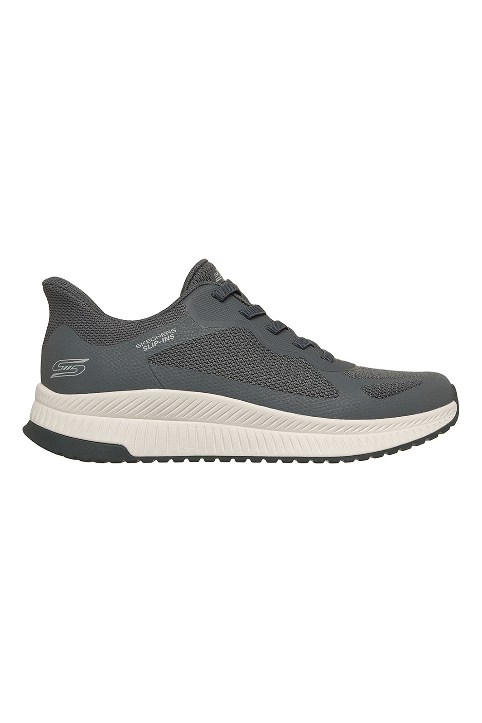 Skechers, Pantofi sport Slip-ins™ Bobs Squad 4, Albastru prafuit/Crem