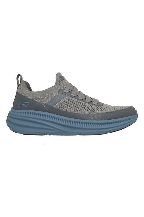 Skechers, Pantofi sport Bobs Skillz Fully Vital, Albastru inchis/Gri inchis