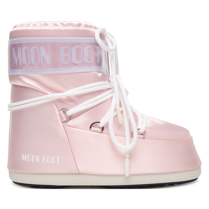 Cizme dama Moon Boot, model J032, roz, textil, 39-41 EU