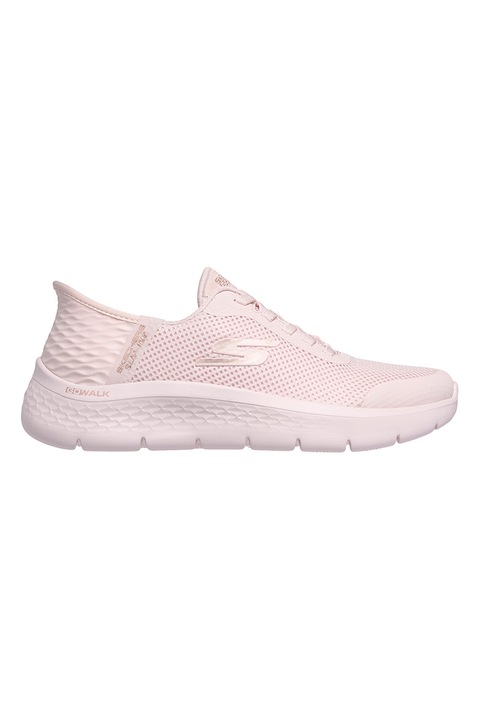 Skechers, Pantofi sport slip-ins Go Walk Grand, Roz pastel