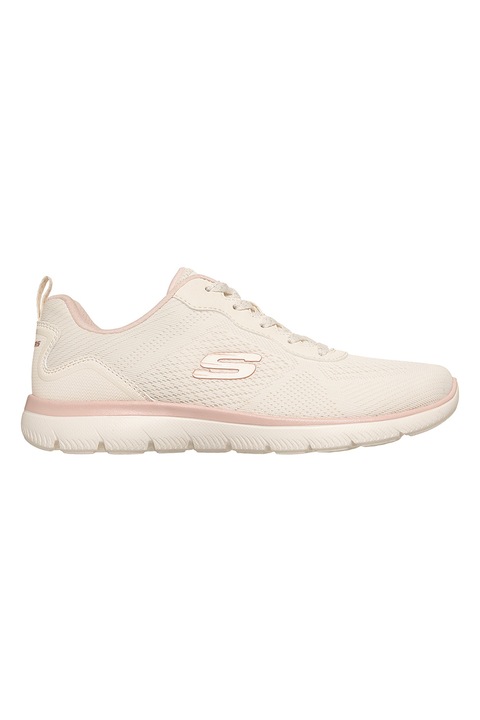 Skechers, Pantofi sport de plasa Summit S-Quiet Dream, Crem