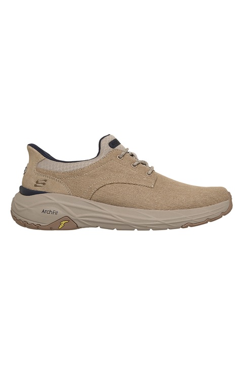 Skechers, ARCH FIT Maverick Wolfe Slip-ins vászonsneaker, Homokbarna