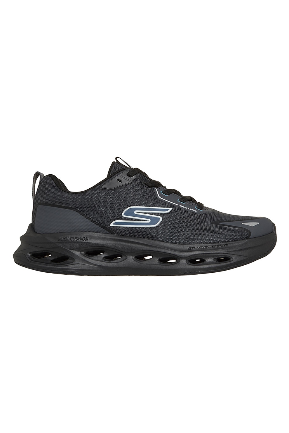 Skechers, Pantofi pentru alergare Max Cushioning Glide-Step, Negru, 42