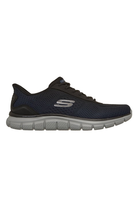 Skechers, Pantofi sport slip-ins Revno, Negru/Bleumarin