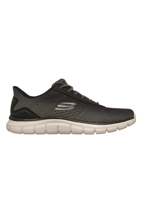 Skechers, Pantofi sport slip-ins Revno, Negru/Bej