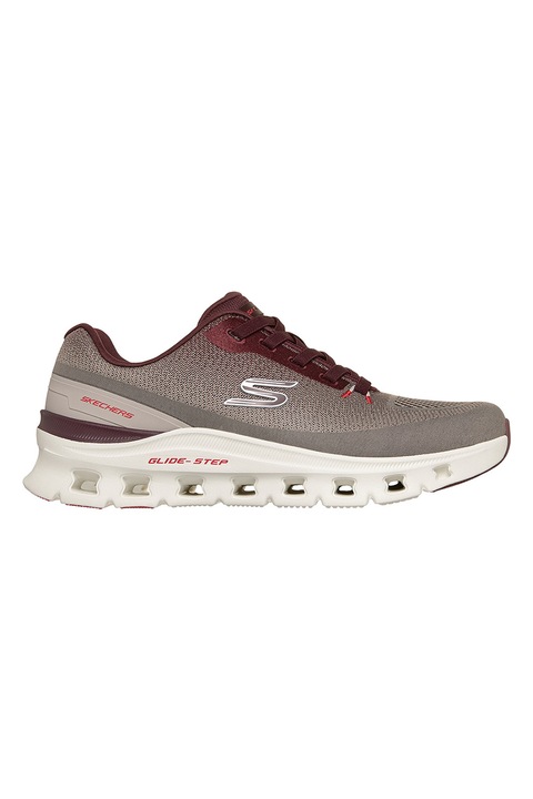 Skechers, Glide-Step Pro Waverra sneaker, Bordó/Világos tópbarna