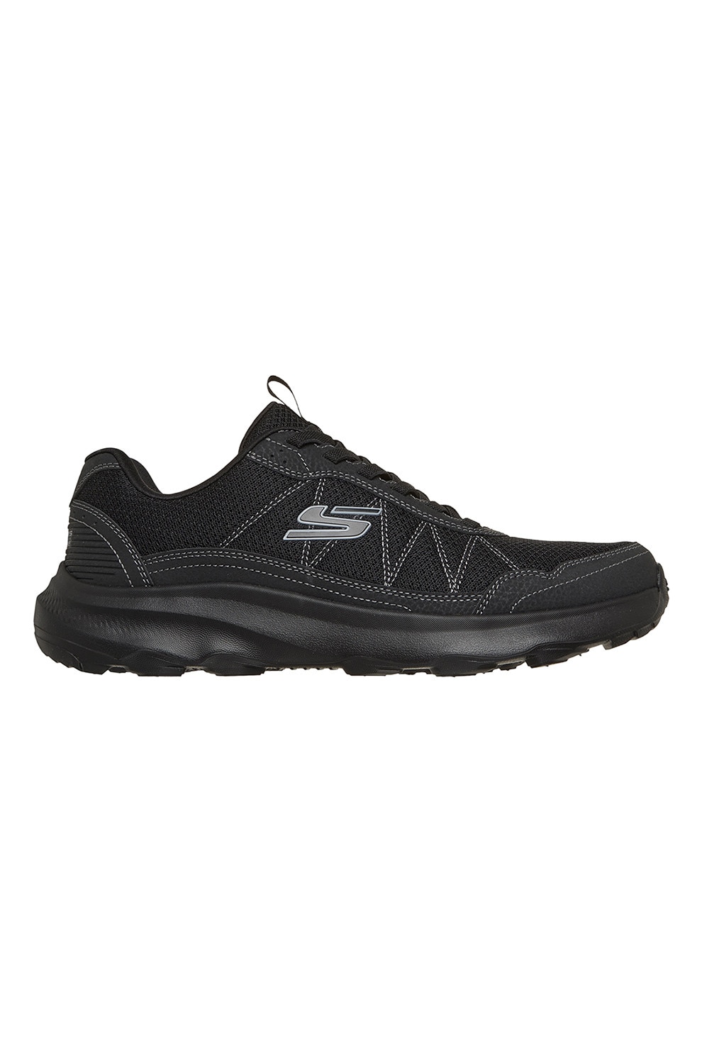 Skechers, Pantofi sport cu logo Ridge Oak, Negru stins, 40 - eMAG.ro