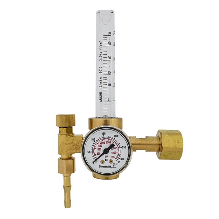 Reductor gaz cu rotametru Sherman Profi RBR2 CO₂/Argon 200 bar iesire in l/min