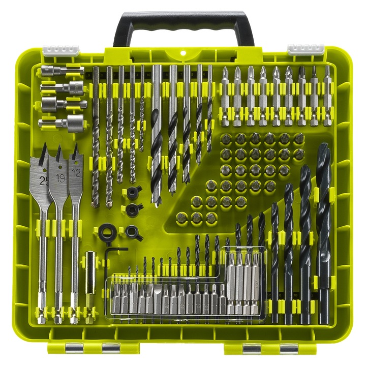 Set de 100 de piese pentru gaurire & insurubare RAKDD100