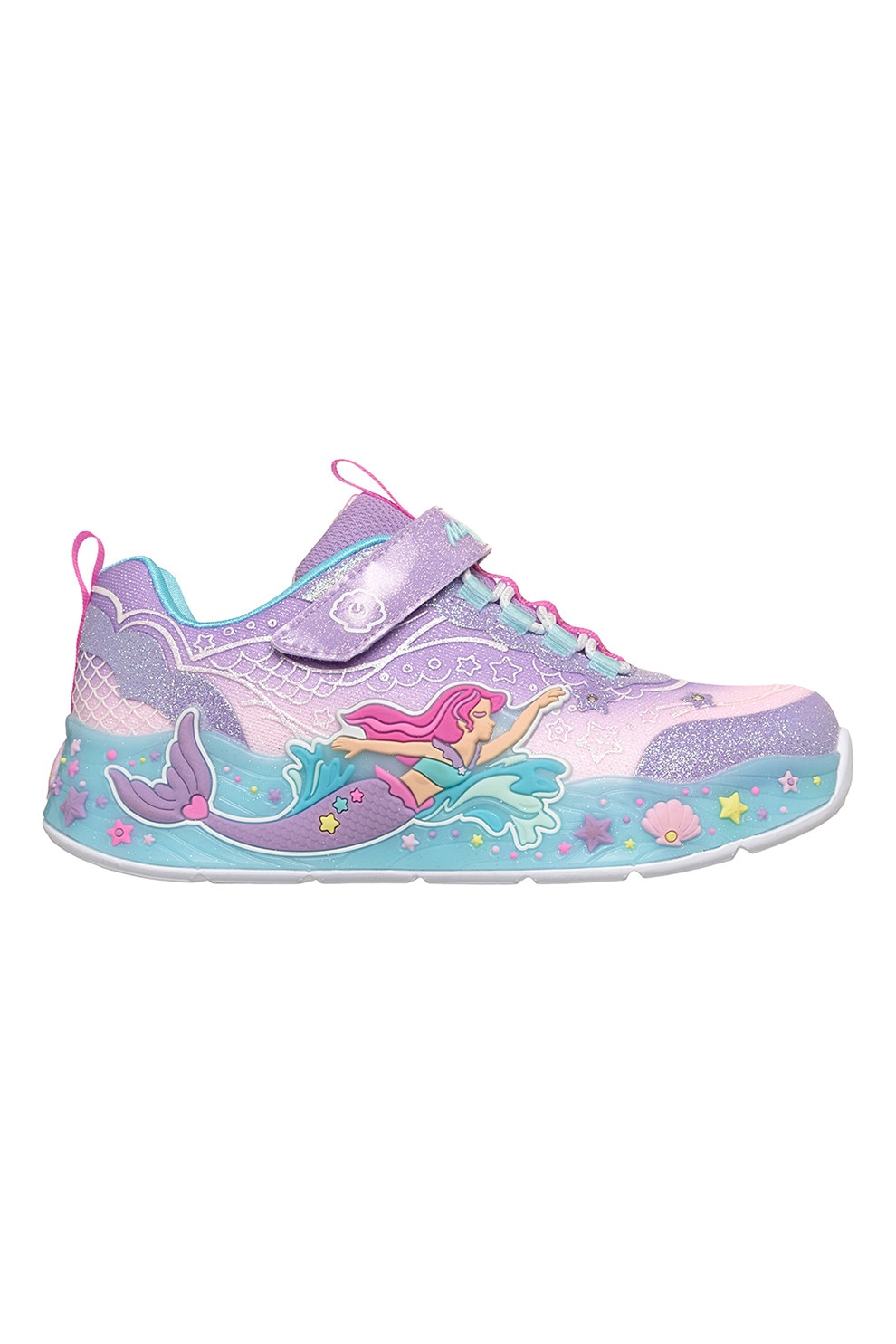 Skechers, Pantofi sport vu buton orpire/pornire Mermaid Dreams S