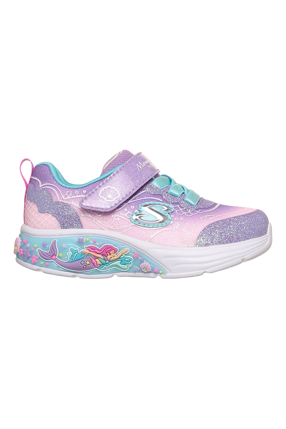 Skechers, Pantofi sport cu aspect stralucitor Infinite Heart Light