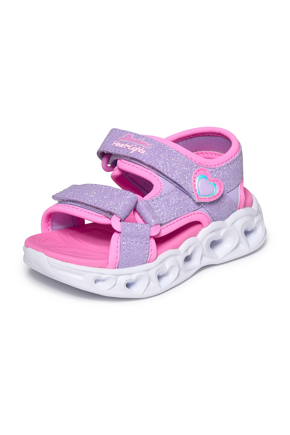 Sneakers, Sandale S Lights-Heart, Violet, Roz, 21 EU - eMAG.ro