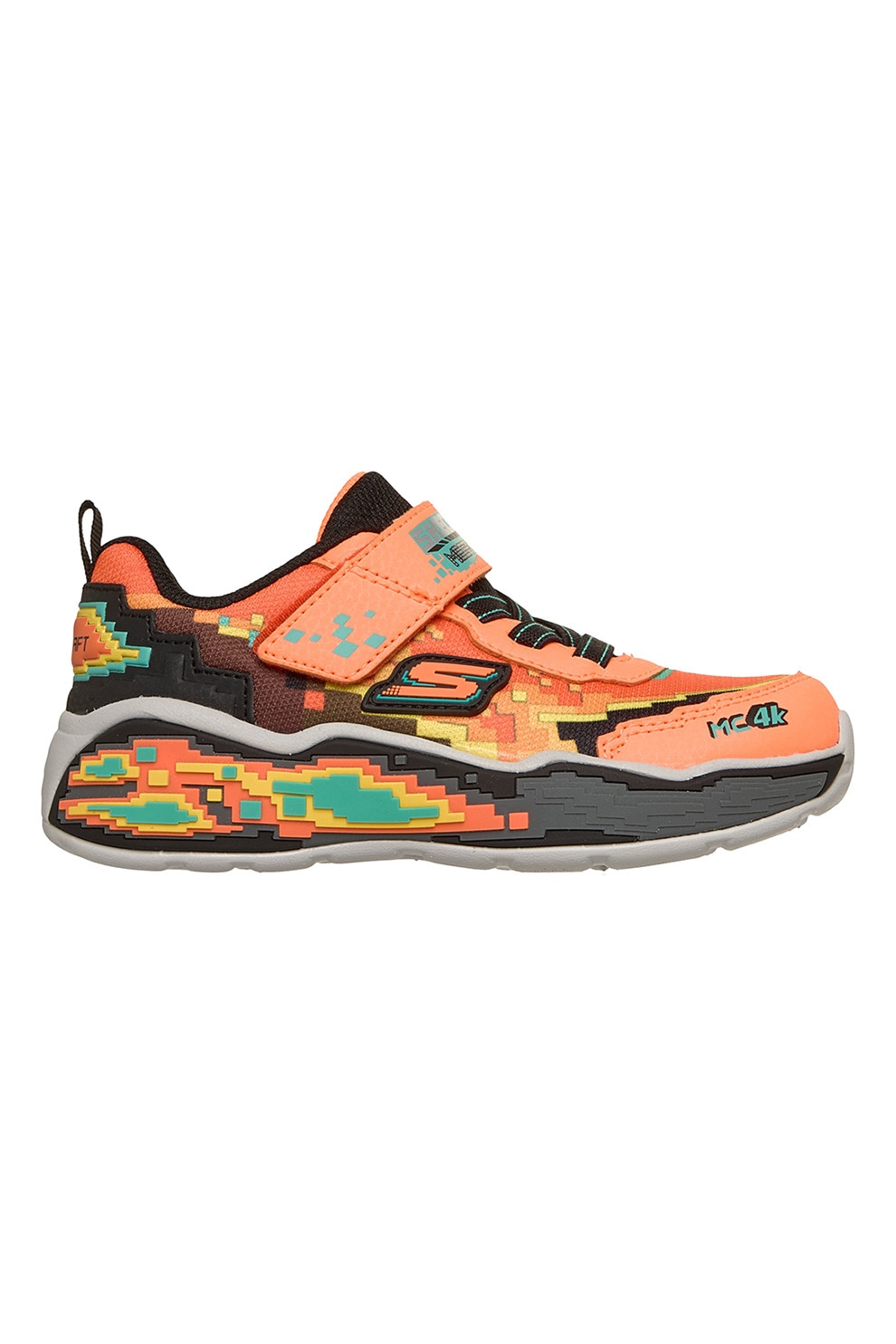 Y♡ Skechers, Pantofi sport Mega Scene cu velcro, Negru, Galben