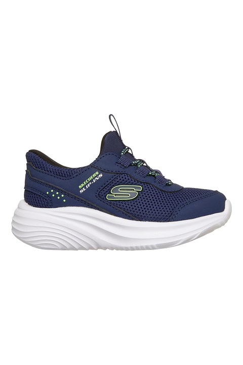 Skechers, Pantofi sport Bounder Pro slip-ins, Bleumarin