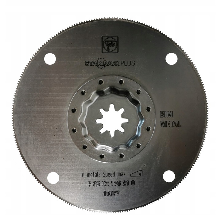Panză Fein Starlock Plus 100mm, otel Speed Max, pentru metal, design rotund