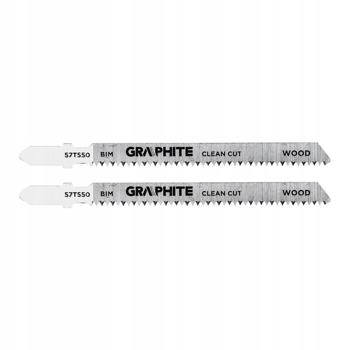 Set 2 panze ferastrau Graphite 100mm, 15 TPI, otel, maner tip T