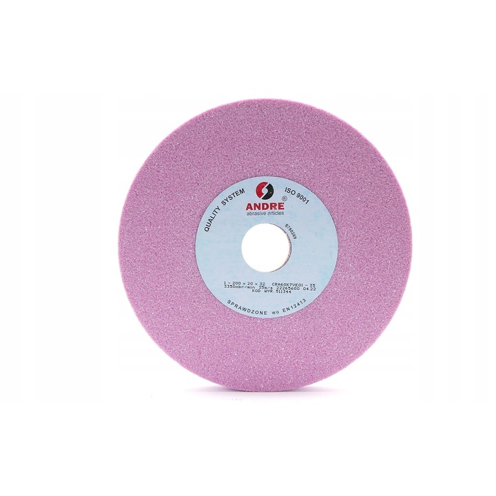 Piatra de slefuit Andre CRA 60K 200x20x32mm, pentru otel