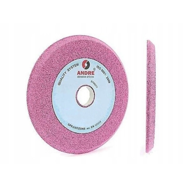 Disc abraziv 200x8x32 mm, varf 1C, ANDRE, electrocorindon cromic