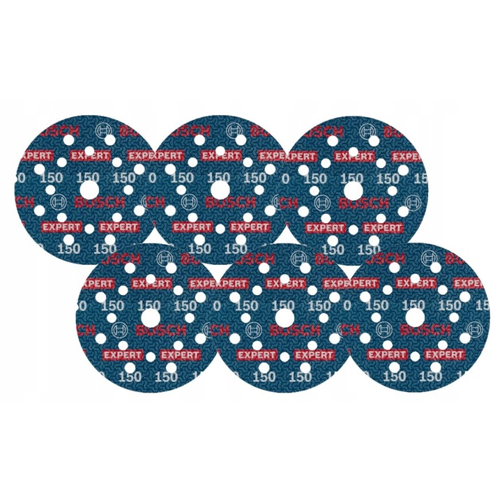 Bosch EXPERT Fóliakorong 125mm G150, 6 db
