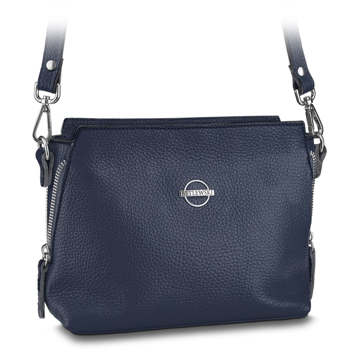 Geanta dama ELLA, piele naturala, 21x17x7cm, cu curea reglabila