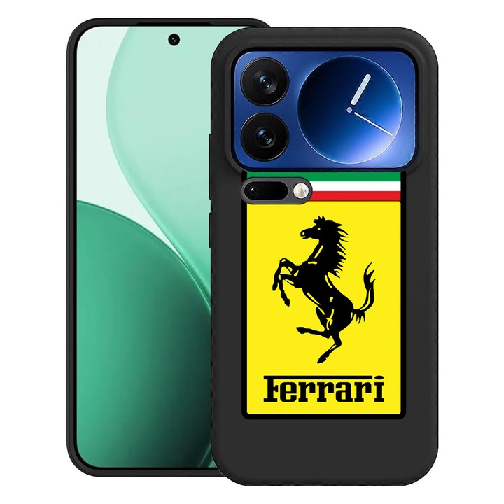 BestCase® Husa TPU Ultra Slim Съвместим с Xiaomi 17 Pro Max, с Дизайн Ferrari, 2100007 B 1773