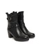 Botine dama MI205, Josef Seibel, Piele naturala, Negru