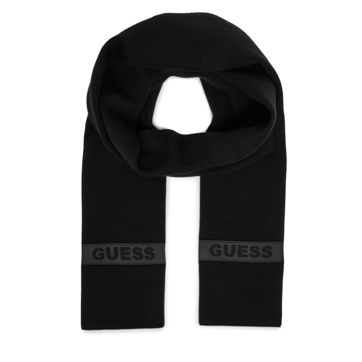 Унисекс шал Guess, Текстил, Черен