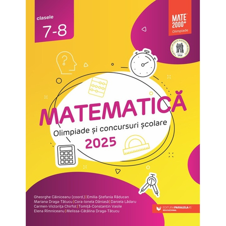 Matematica in concursurile scolare VII-VIII/2025, Cainiceanu