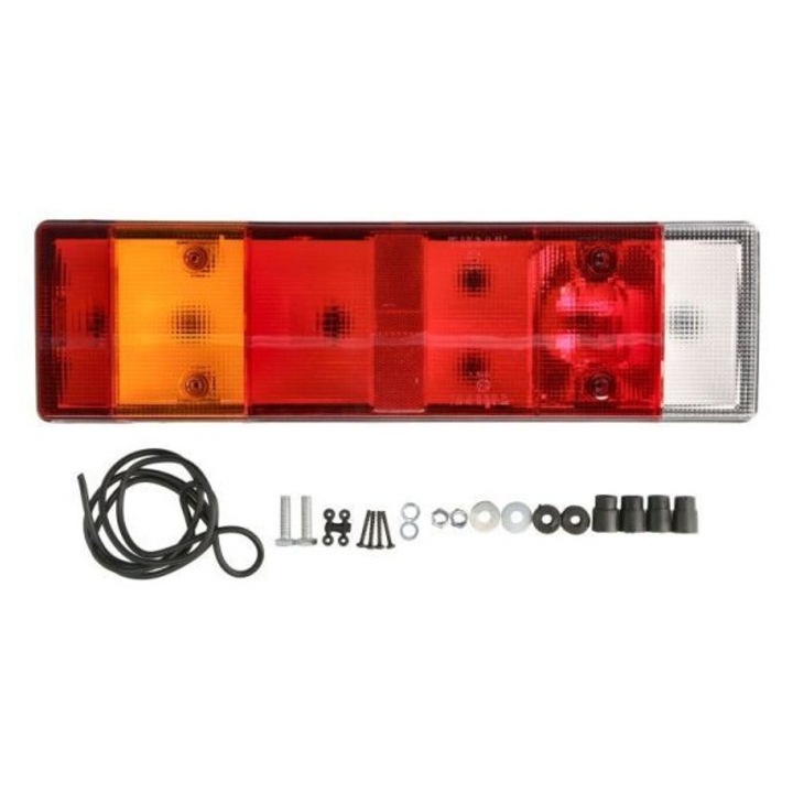 Lampa spate auto Hico, dreapta, 24V, reflector, garda laterala