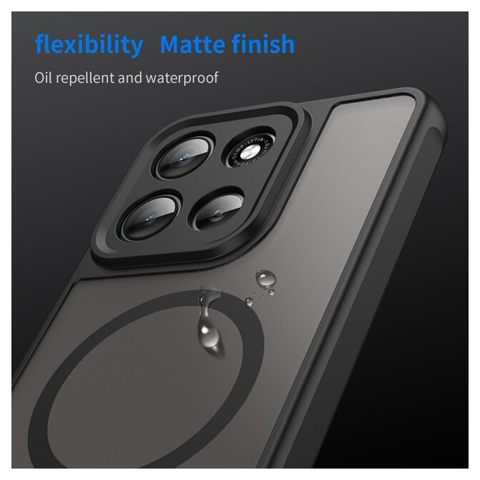 Husa Upzz® Halo Pentru Motorola Moto G86, Magsafe, Protectie Camere si Colturi, Design Premium, Super Rezistenta, Black