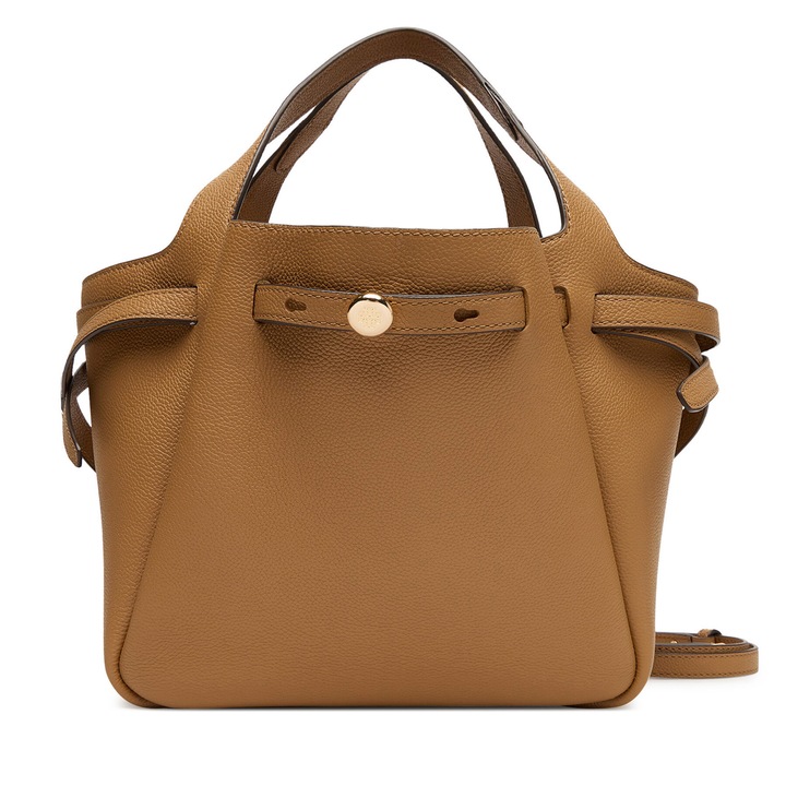 Női táska Tory Burch Romy Satchel 227, természetes bőr, Tiramisu szín