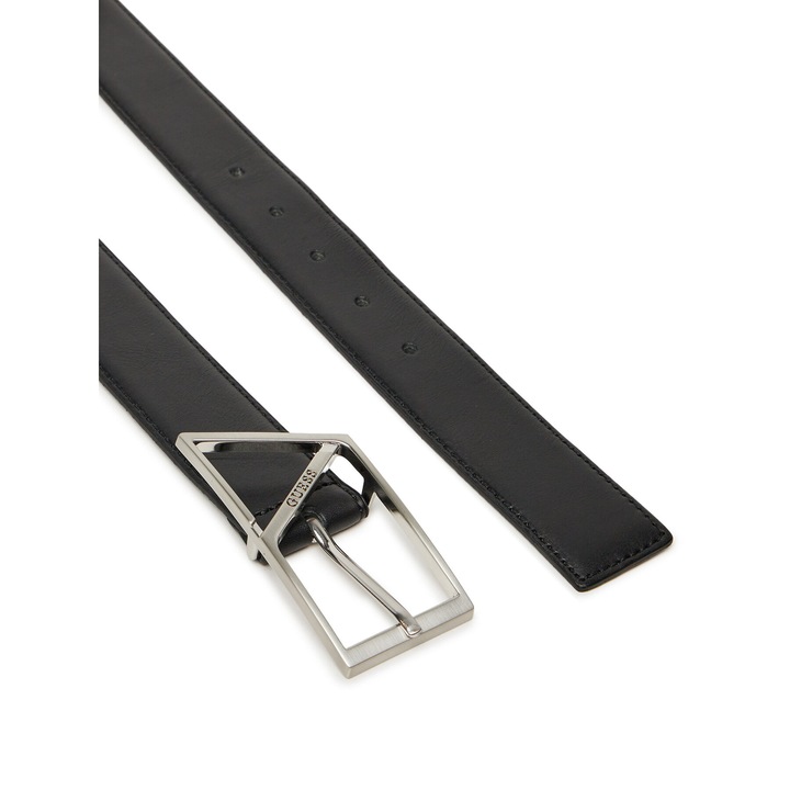 Férfi öv, Guess, műbőr, fekete, XL INTL