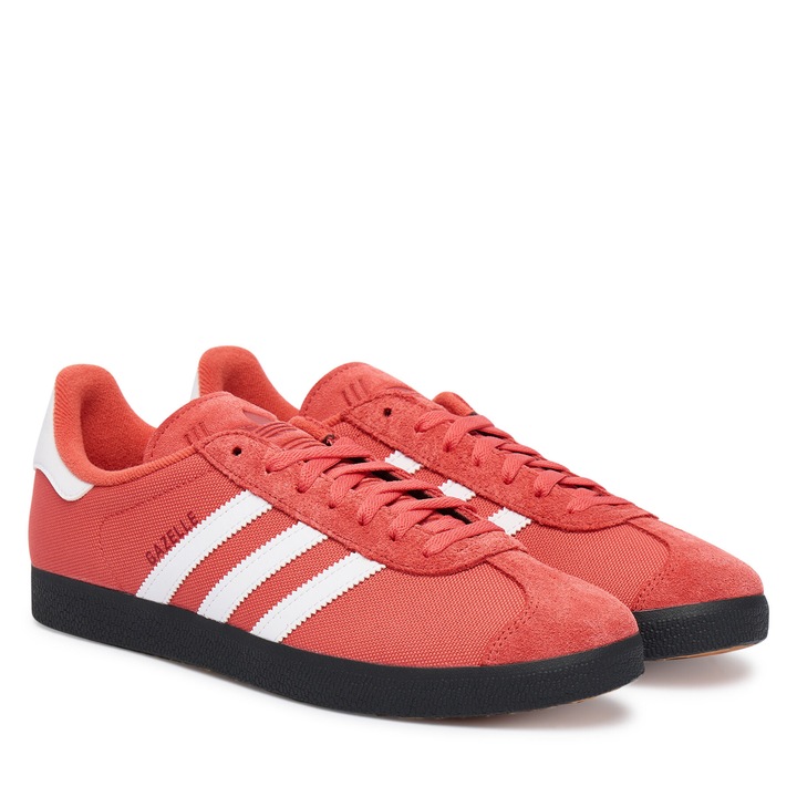 Мъжки кецове Adidas Gazelle, оранжеви, естествена кожа, JR6295