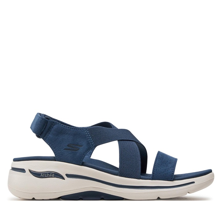Sandale dama, Skechers, Go Walk Arch Fit, bleumarin, tesatura, 35 EU