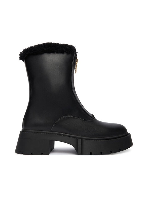 dama CCH86, COACH, Piele naturala, Negru, Negru