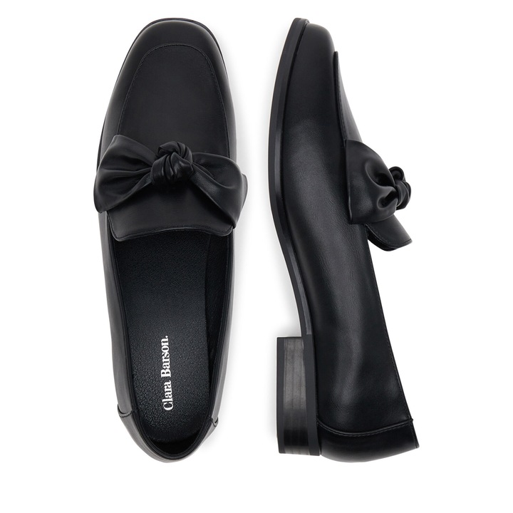 Mocasini dama Clara Barson, negru, tesatura, WYL3674-7