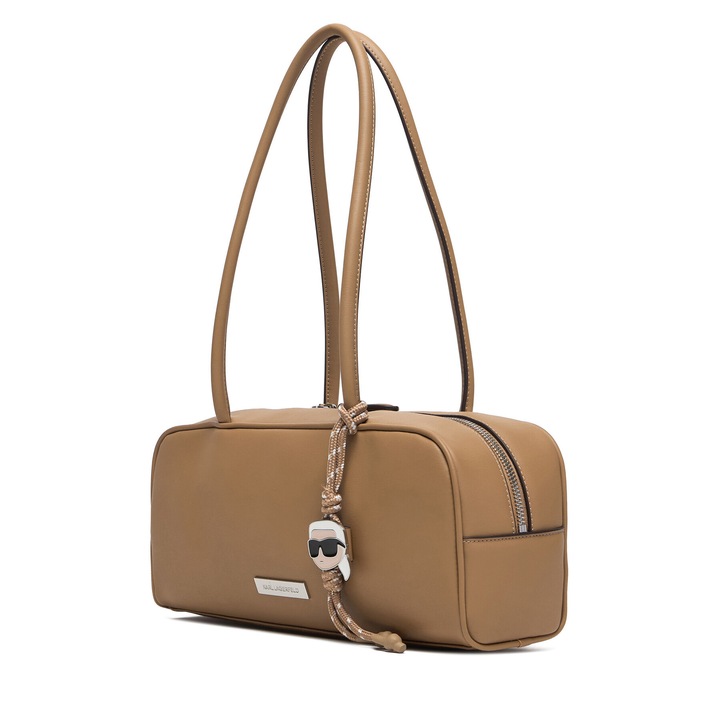 Karl Lagerfeld női táska, Mushroom Brown, 2DH B1W30005, ökológiai bőrből