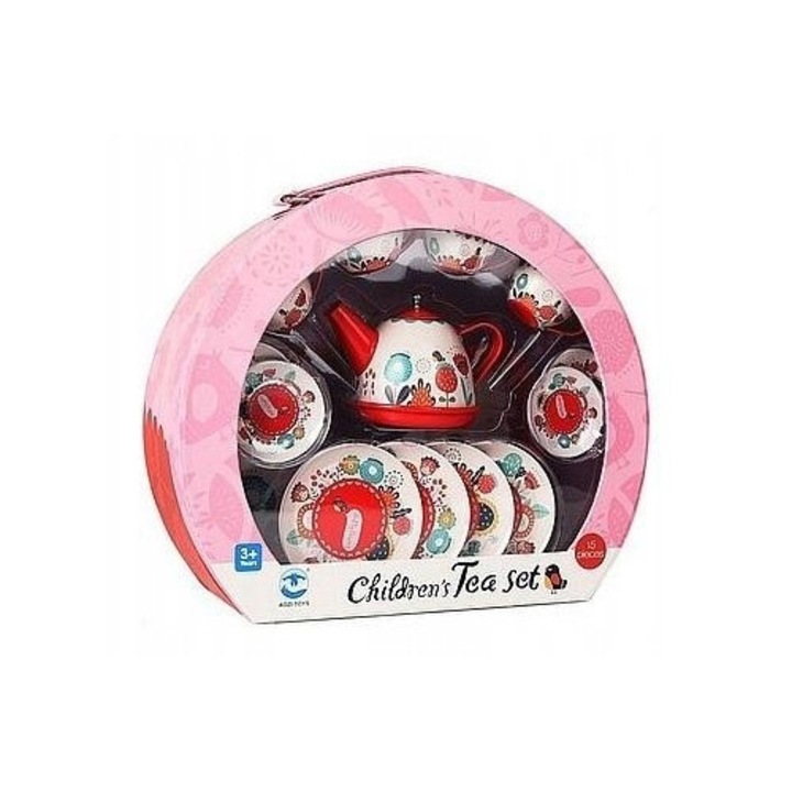 Gyermek konyhai játékszett, fém, 2 kiegészítő, többszínű