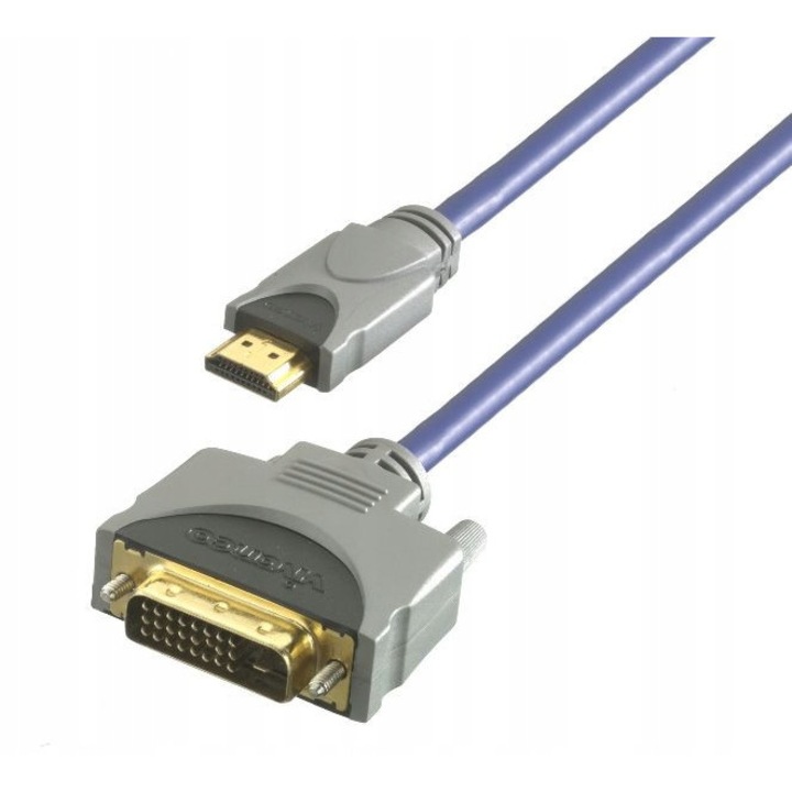 DVI–HDMI kábel, Vivanco, 15m, 9,9 Gbit/s