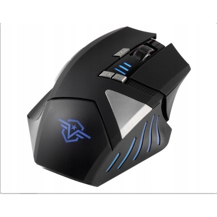 Egér játékhoz, 2750dpi, 8 gomb, konfigurálható világítás, 122x84mm