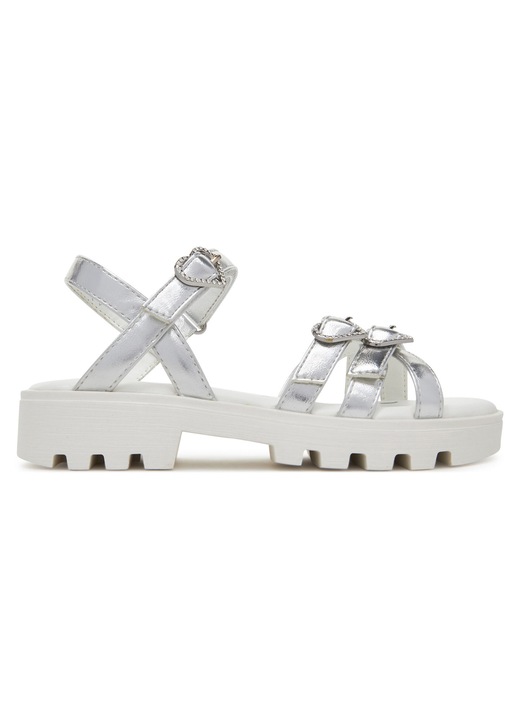 Sandale copii, Juicy Couture, argintiu