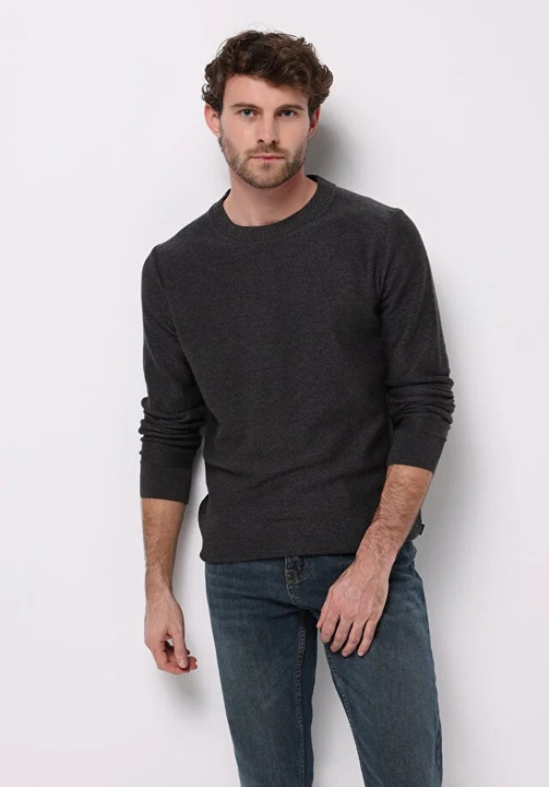 Pulover barbati COLIN'S regular fit, bumbac, marime L