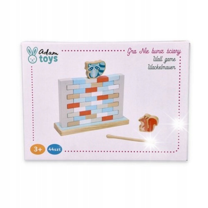 Társasjáték, Adam Toys, "Nie burz sciany", többszínű, 24,5x7,5x17cm
