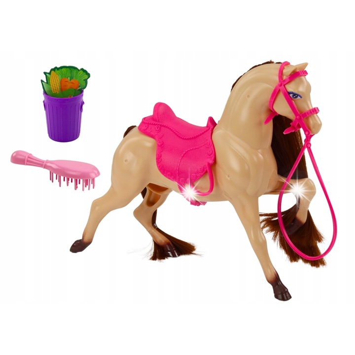 Anlily lovas baba szett lóval és kiegészítőkkel, 30cm, többszínű